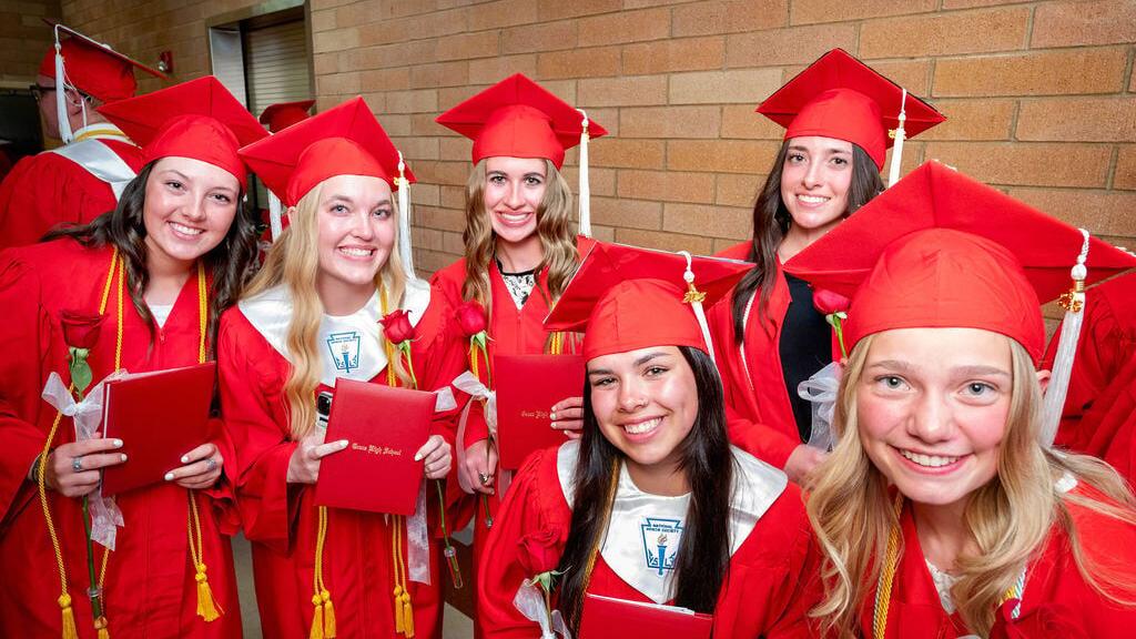 Photos of Grace High School’s Class of 2025 graduation ceremony